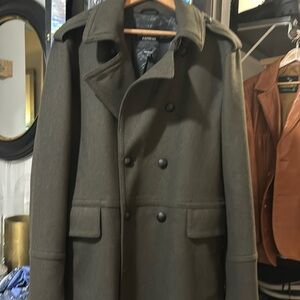 New Green Structured Peacoat